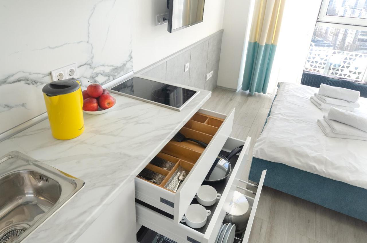 New Apartment Near Railway Station 1A 키예프 외부 사진